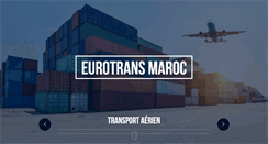 Desktop Screenshot of eurotrans-maroc.com